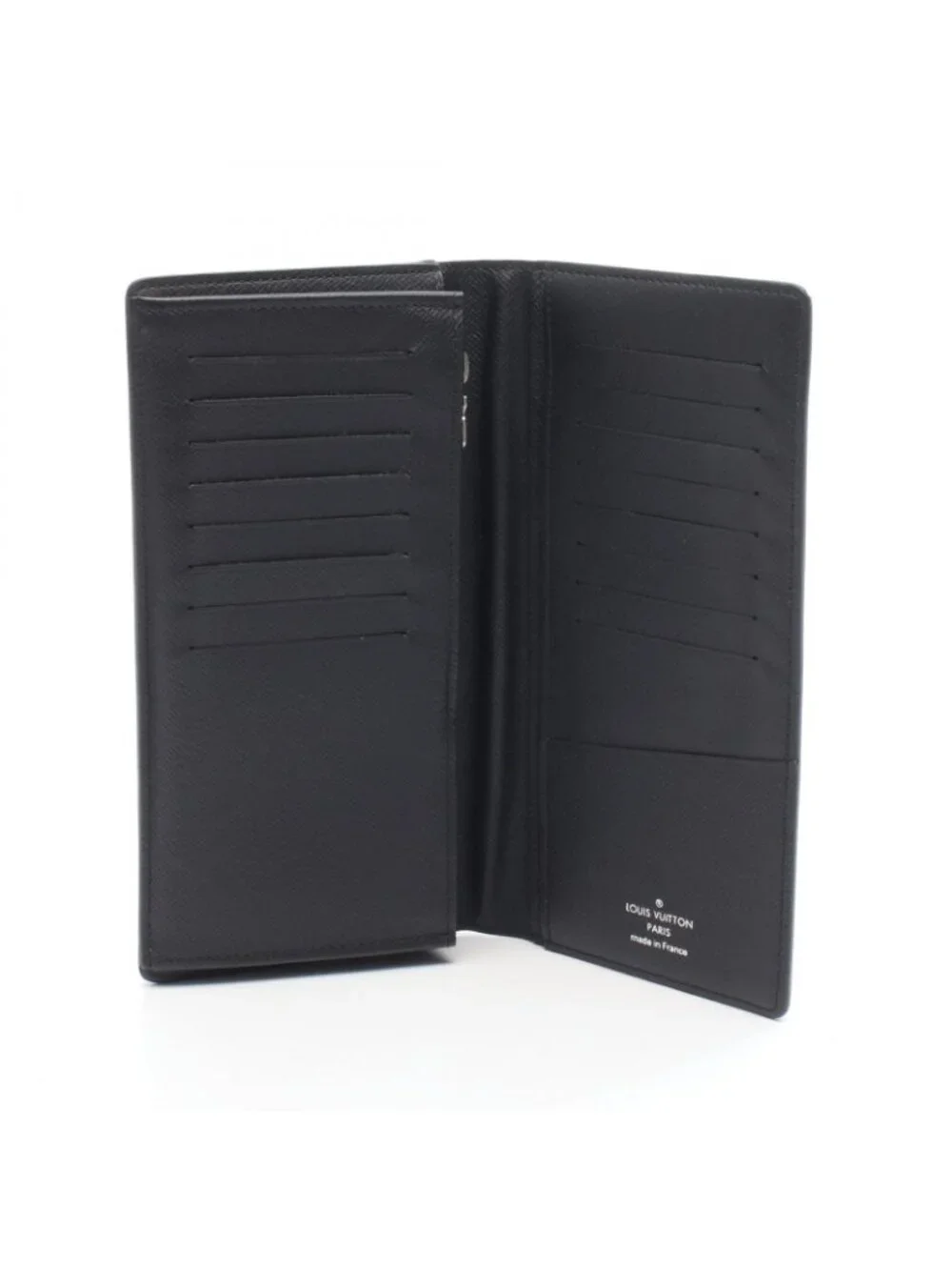 Louis Vuitton Bifold Wallet Portefeuille Brazza Damier Graphite Leather